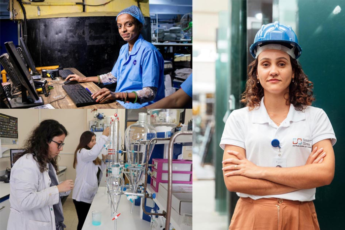Imagen ilustrativa de mujeres en actividades productivas