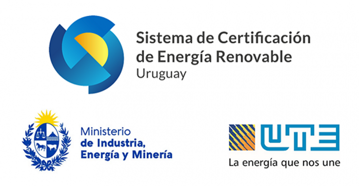 Sistema de Certificación de Energía Renovable Logos institucionales