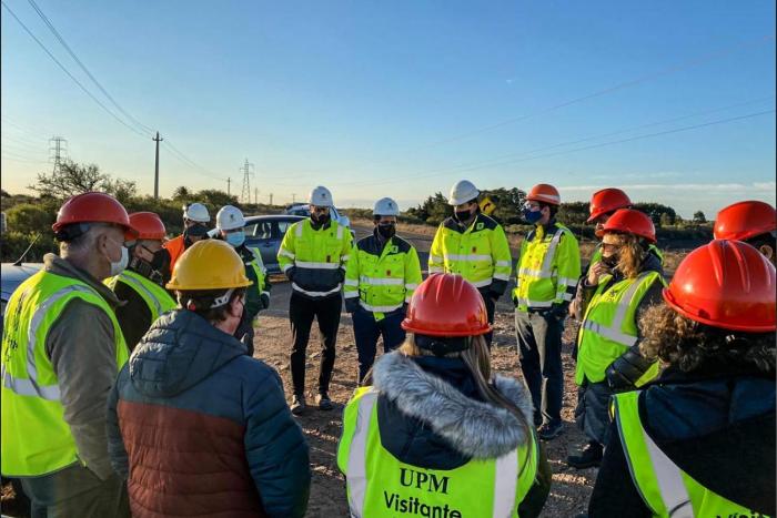 Autoridades del MIEM en nuevas obras de UPM