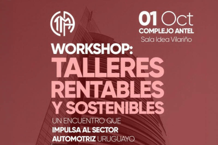Afiche del evento con nombre de la actividad