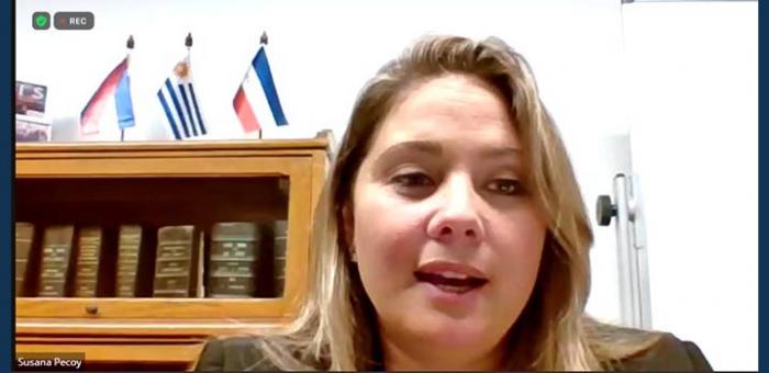 Directora nacional de Industrias, Susana Pecoy, durante el evento El futuro de la industria textil Directora nacional de Industrias, Susana Pecoy, durante el evento El futuro de la industria textil