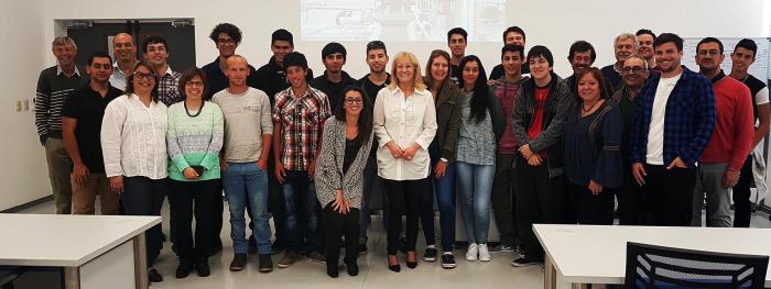 Capacitación de estudiantes de UTU en el Caime