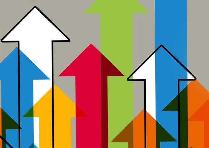 El visualizador permite acceder a datos y gráficas del sector energético Gráfico de flechas en distintos colores