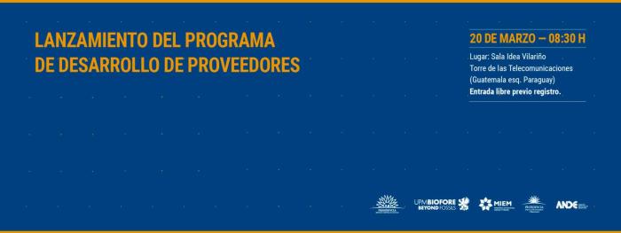 Lanzamiento Programa de Proveedores Nacionales