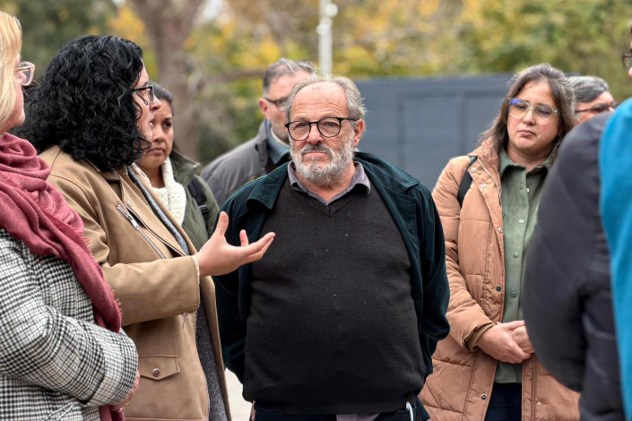 Daniel Olesker conversa con Helena Pardo, Directora del Parque Científico y Tecnológico de Pando