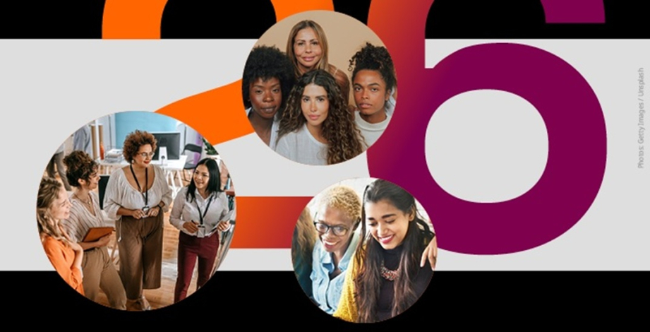 Imágenes de varias mujeres en diferentes roles