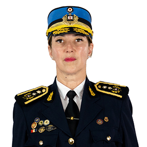 Directora Nacional de Asistencia y Seguridad Social Policial Comisario General María Belén Camejo Molina