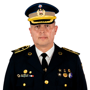 Director Nacional de Policía Caminera Comisario Mayor Luis Calzada
