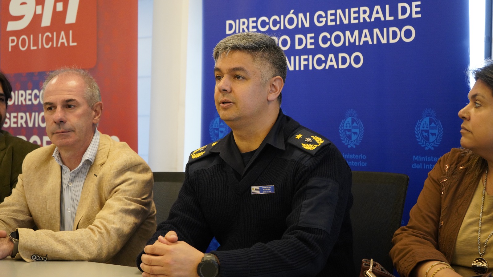 Subdirector del CCU, Fernando Maneiro y el Director del Same 105, Gustavo Grecco