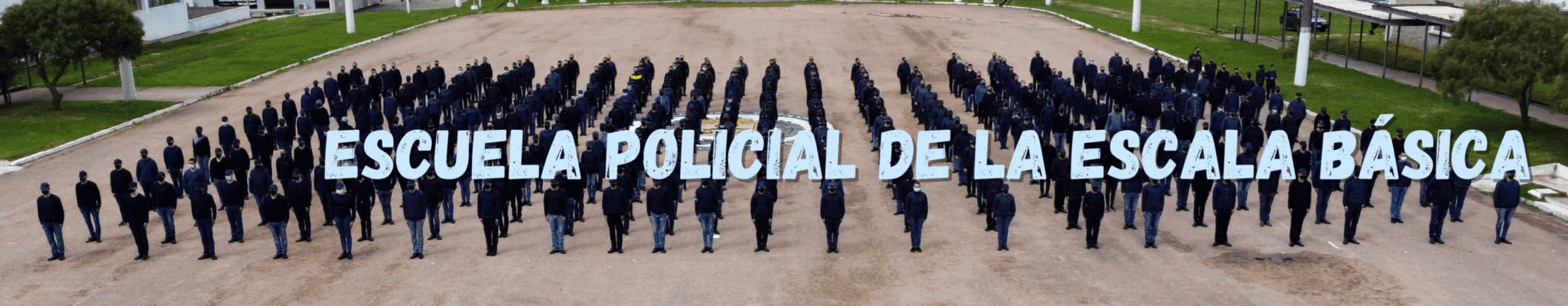Banner de bedelía de la escuela policial de la escala básica 