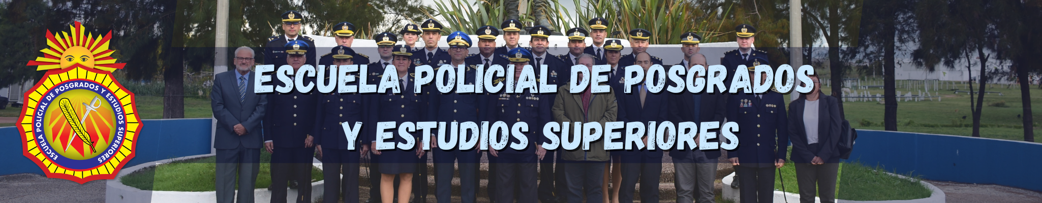 Banner de bedelía de la escuela policial de posgrado y estudios superiores