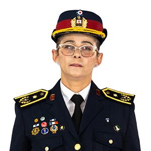 Directora Nacional de Bomberos Comisario Mayor Valeria Vasconcellos