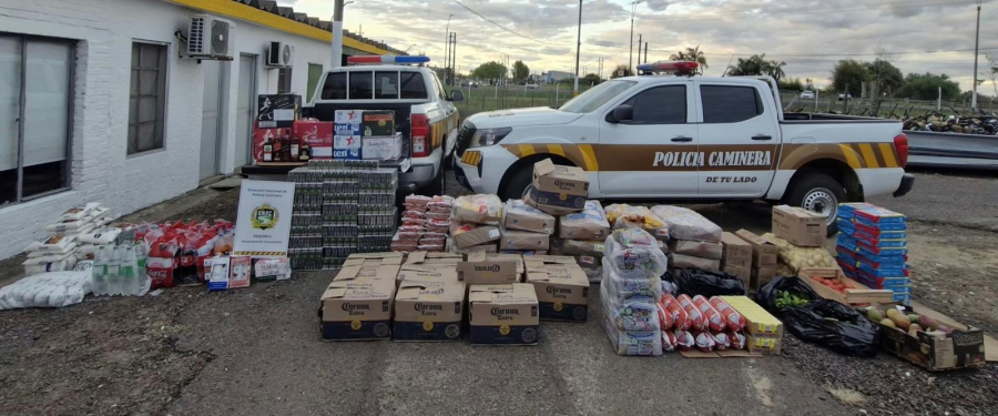 Mercaderias varias en infracción aduanera incautadas en Tacuarembó.