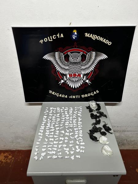 Dosis de cocaína incautadas 