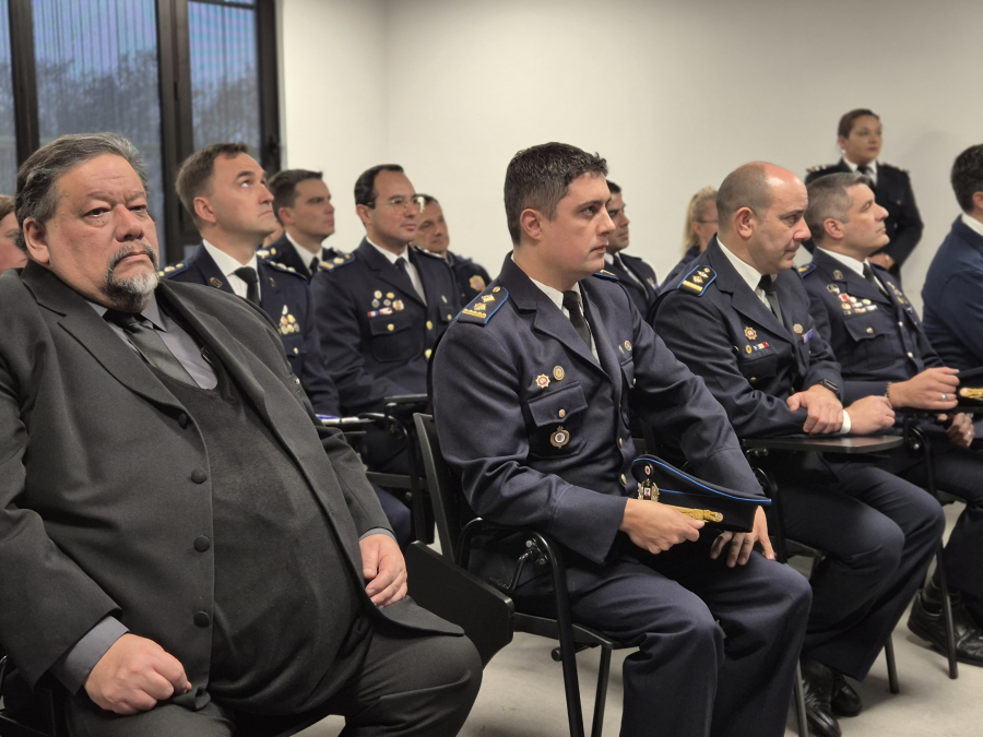 Director de la Escuela de Criminalística y Profesor Magíster en Educación Mauro Amarillo