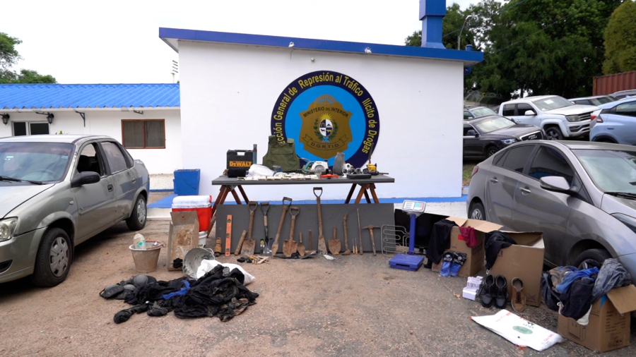 Objetos incautados, operación Blindaje 