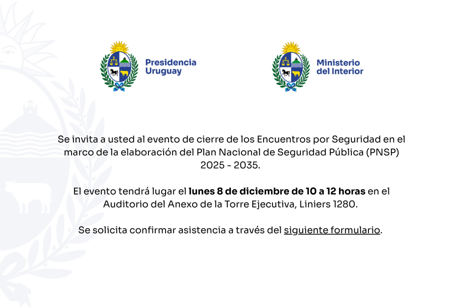 Invitación al evento, cuyo texto figura más arriba.