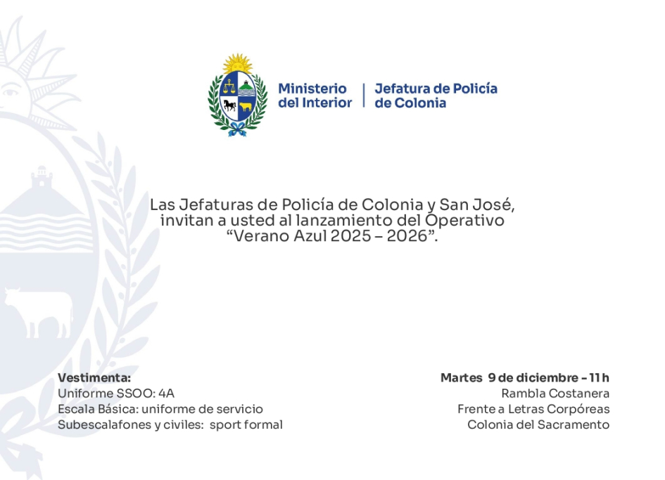 Invitación, texto figura en el desarrollo