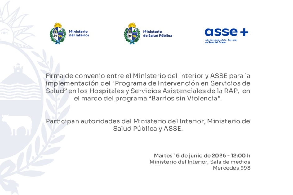 Invitación al evento, texto en el desarrollo
