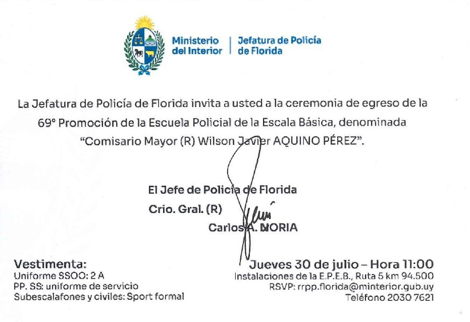 Invitación al evento
