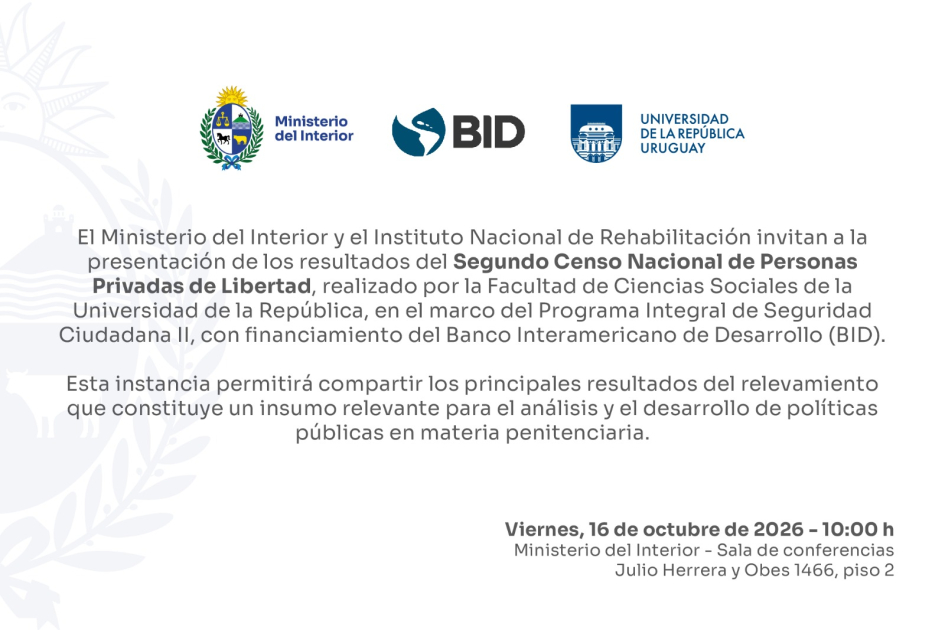 Invitación al evento, texto en el desarrollo
