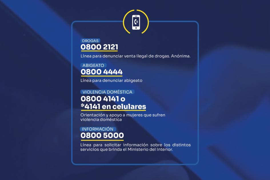 Canales de denuncia por drogas, abigeato y otros. Canales de denuncia por drogas, abigeato y otros.