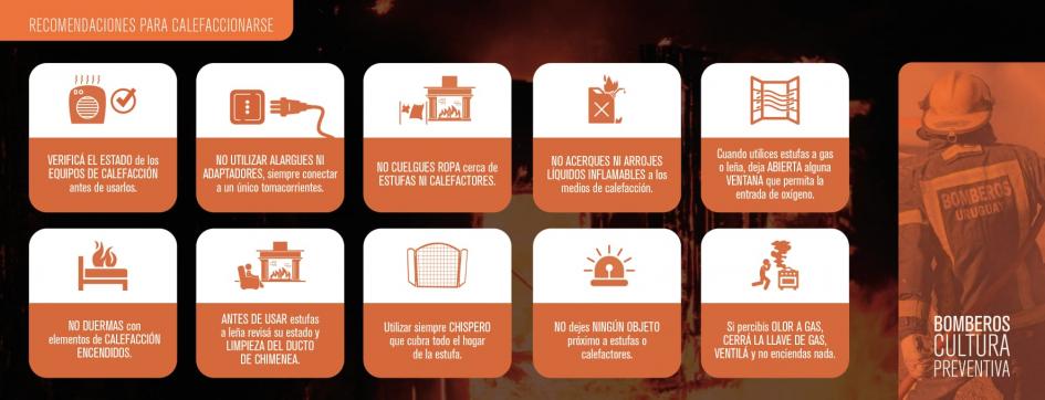 recomendaciones graficas de Bomberos recomendaciones graficas de Bomberos