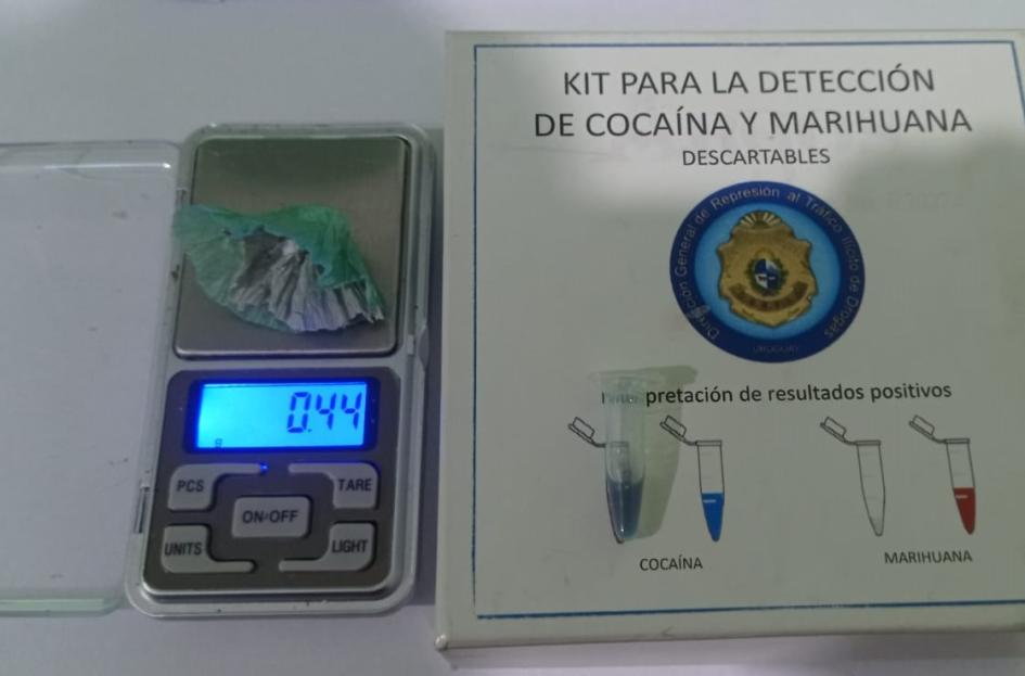 Droga incautada. Droga incautada.