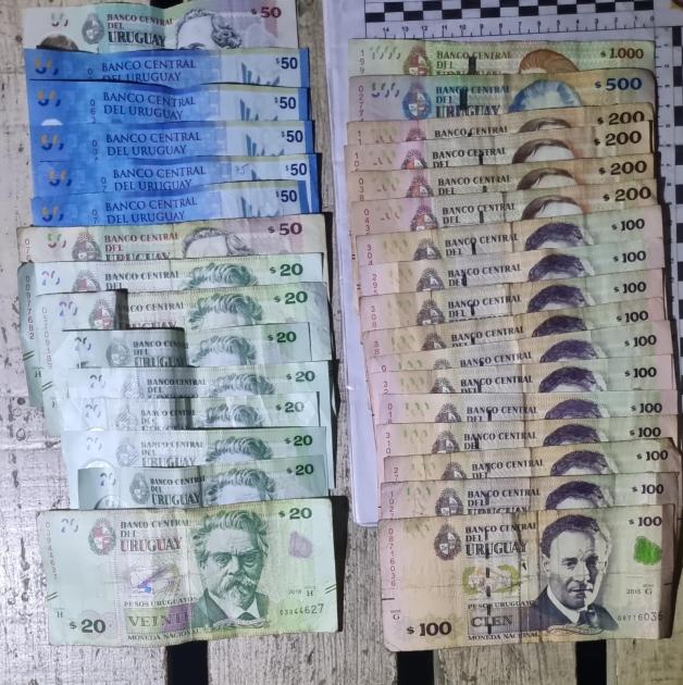dinero incautado dinero incautado