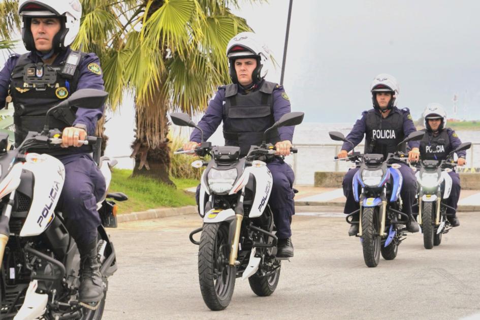 Motocicletas circulando