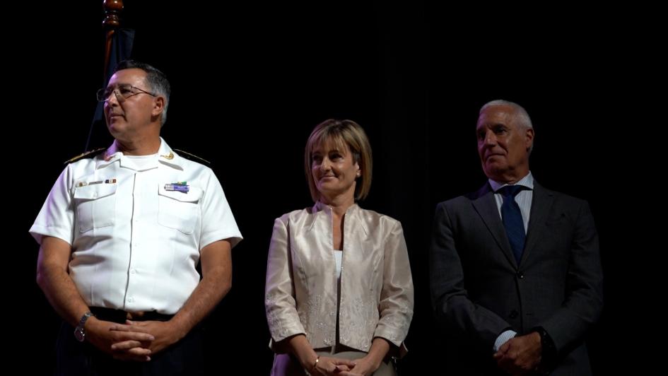 Ministro del Interior, Subsecretaria y Director de la Policía Nacional