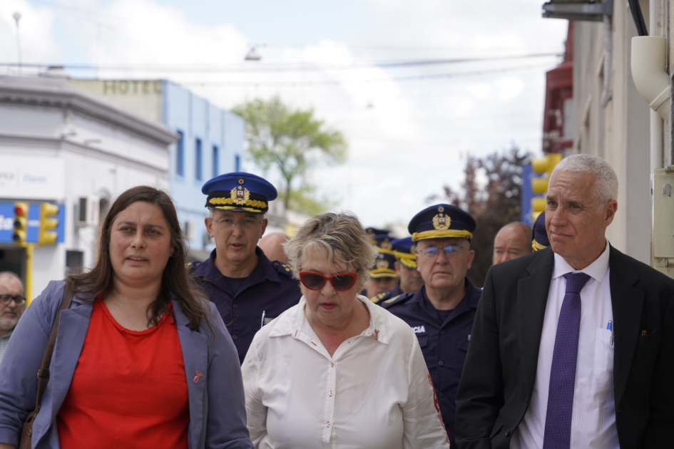 Ministro del Interior se reunió con autoridades de Flores y Durazno por temas de seguridad