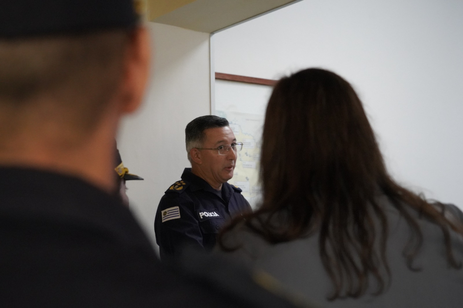 Ministro del Interior se reunió con autoridades de Flores y Durazno por temas de seguridad