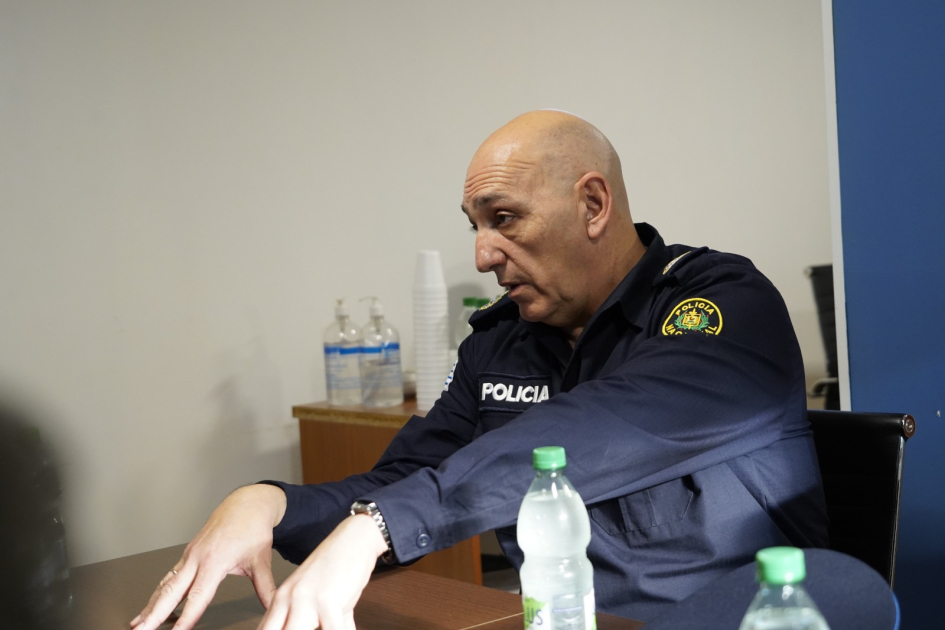 Ministro del Interior se reunió y autoridades de Flores y Durazno por temas de seguridad