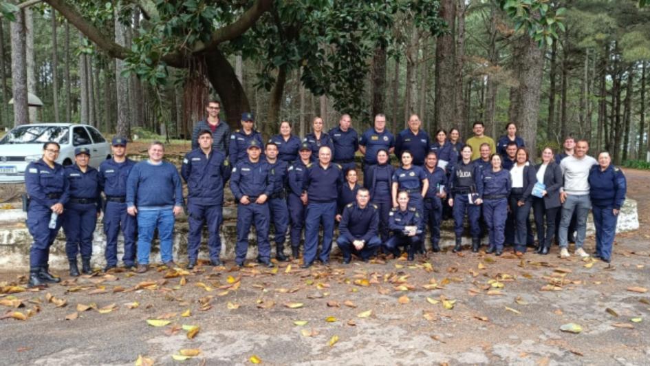 Asistentes a uno de los talleres en el interior del país
