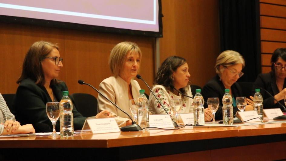 Ministra Interina durante su presentación Ministra Interina durante su presentación