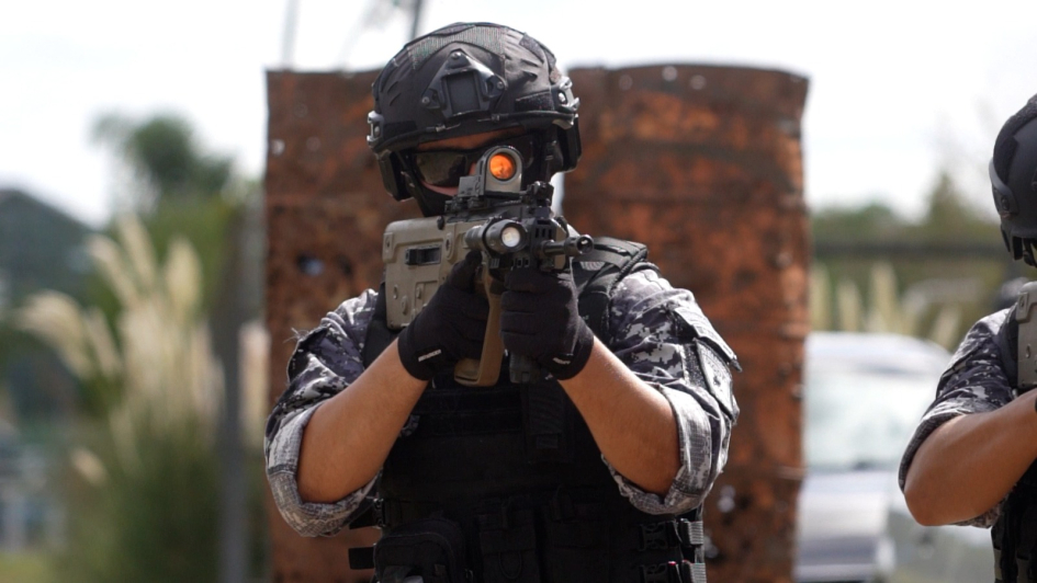 Entrenamiento del GEO de la DIGOE