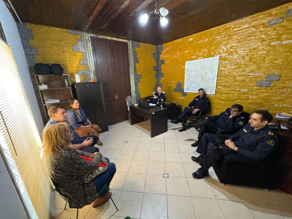 Reunión en Sarandí Grande con autoridades Reunión en Sarandí Grande con autoridades