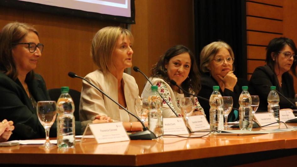 Ministra Interina durante su presentación Ministra Interina durante su presentación