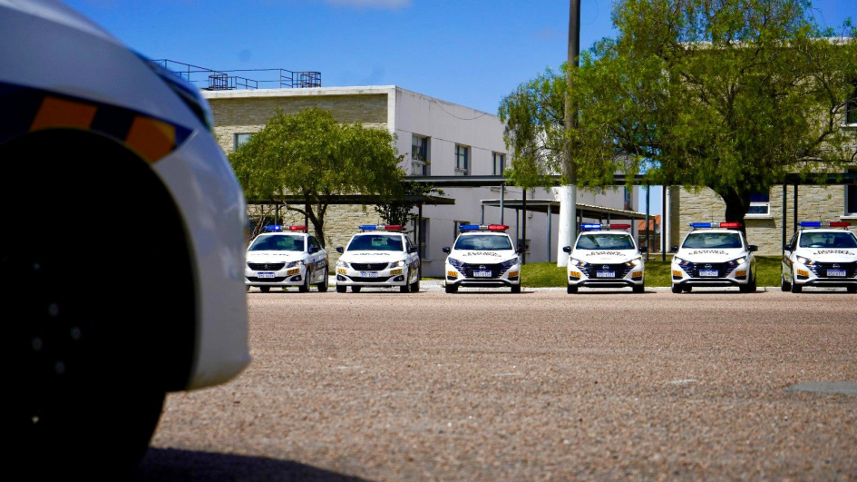 vehículos formados en la Plaza de Armas vehículos formados en la Plaza de Armas