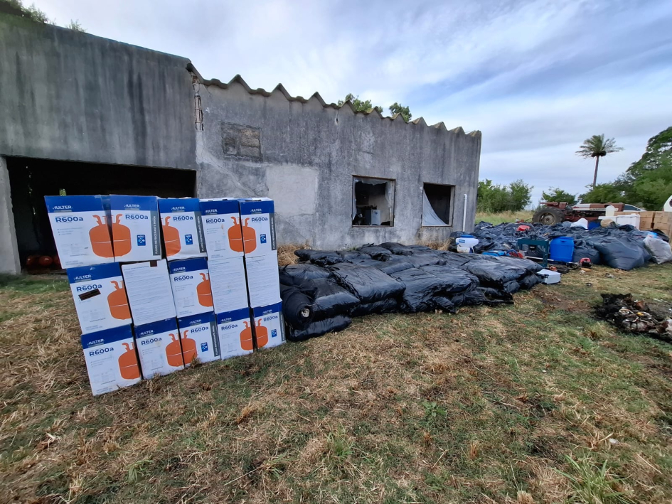 v objetos incautados en la operación Midas