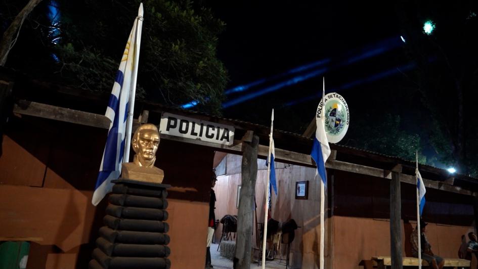 Destacamento intalasdo en el predio de la Patria Gaucha Destacamento intalasdo en el predio de la Patria Gaucha