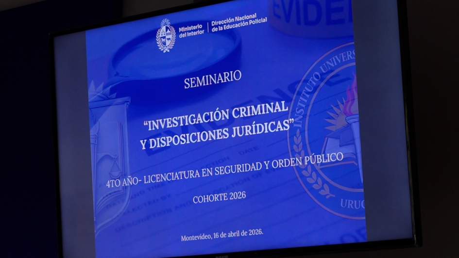 Seminario “Investigación criminal y disposiciones judiciales”