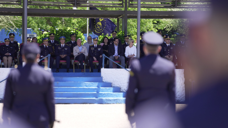 autoridades en el palco de honor 