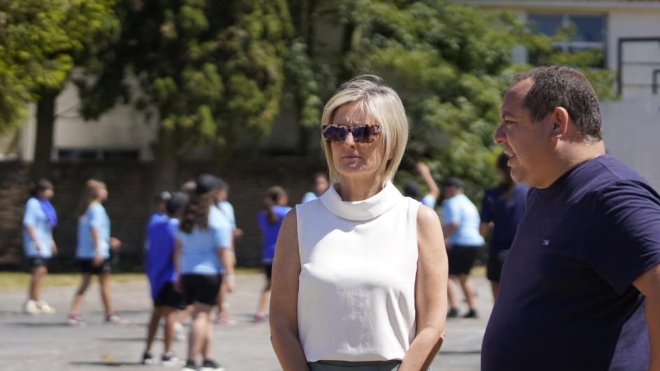 Subsecretaria y Director de Pelota al Medio Subsecretaria y Director de Pelota al Medio