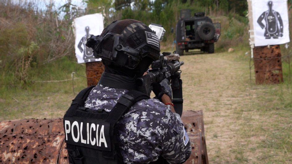 Entrenamiento del GEO de la DIGOE