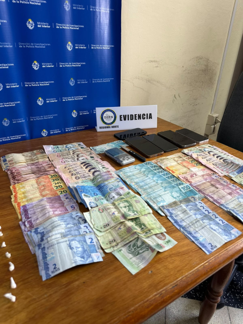 objetos incautados en los allanamientos 