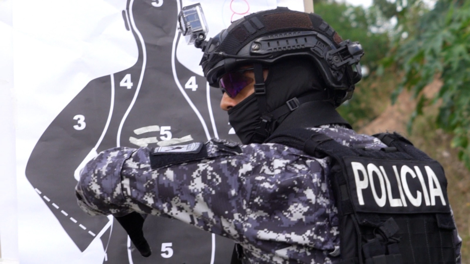 Entrenamiento del GEO de la DIGOE