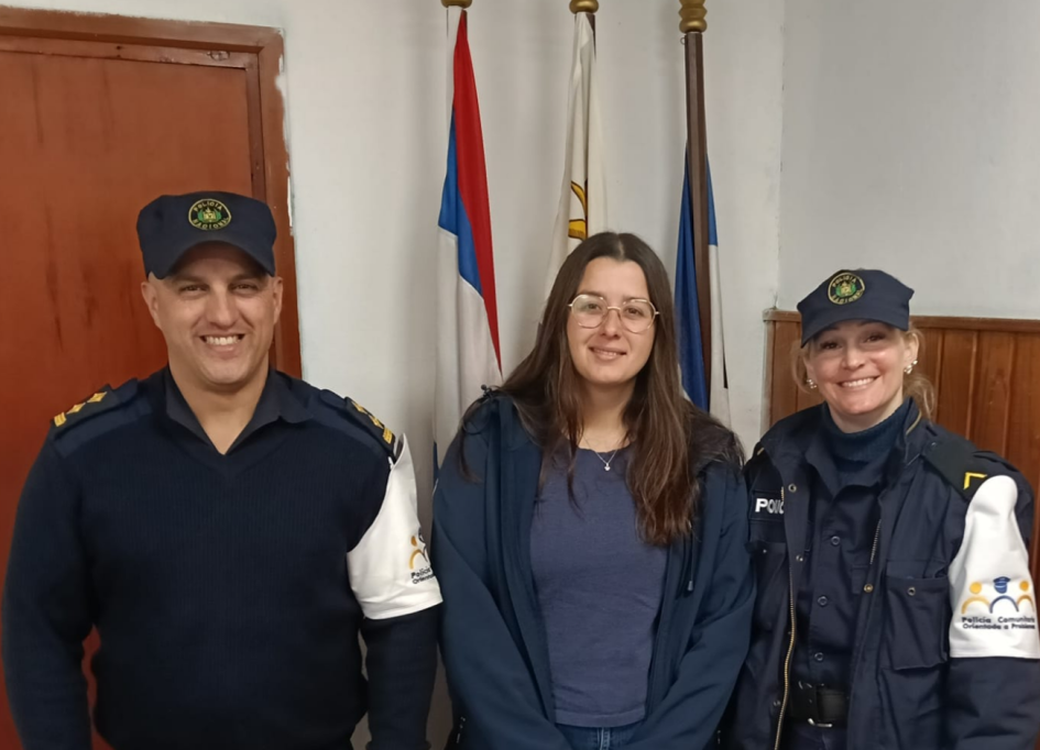 Policía comunitaria con Juez de Paz de Castillos Policía comunitaria con Juez de Paz de Castillos