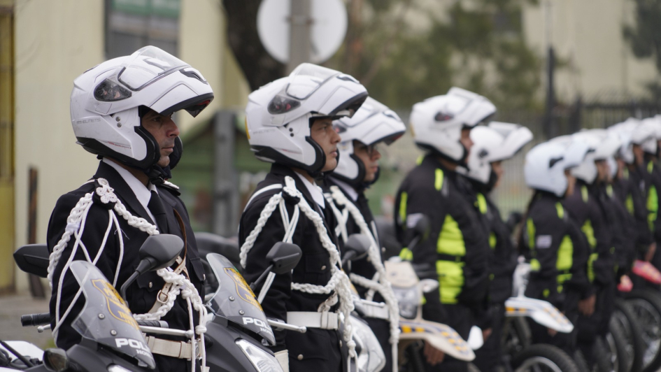 Efectivos del Cuerpo de Policía de Tránsito 